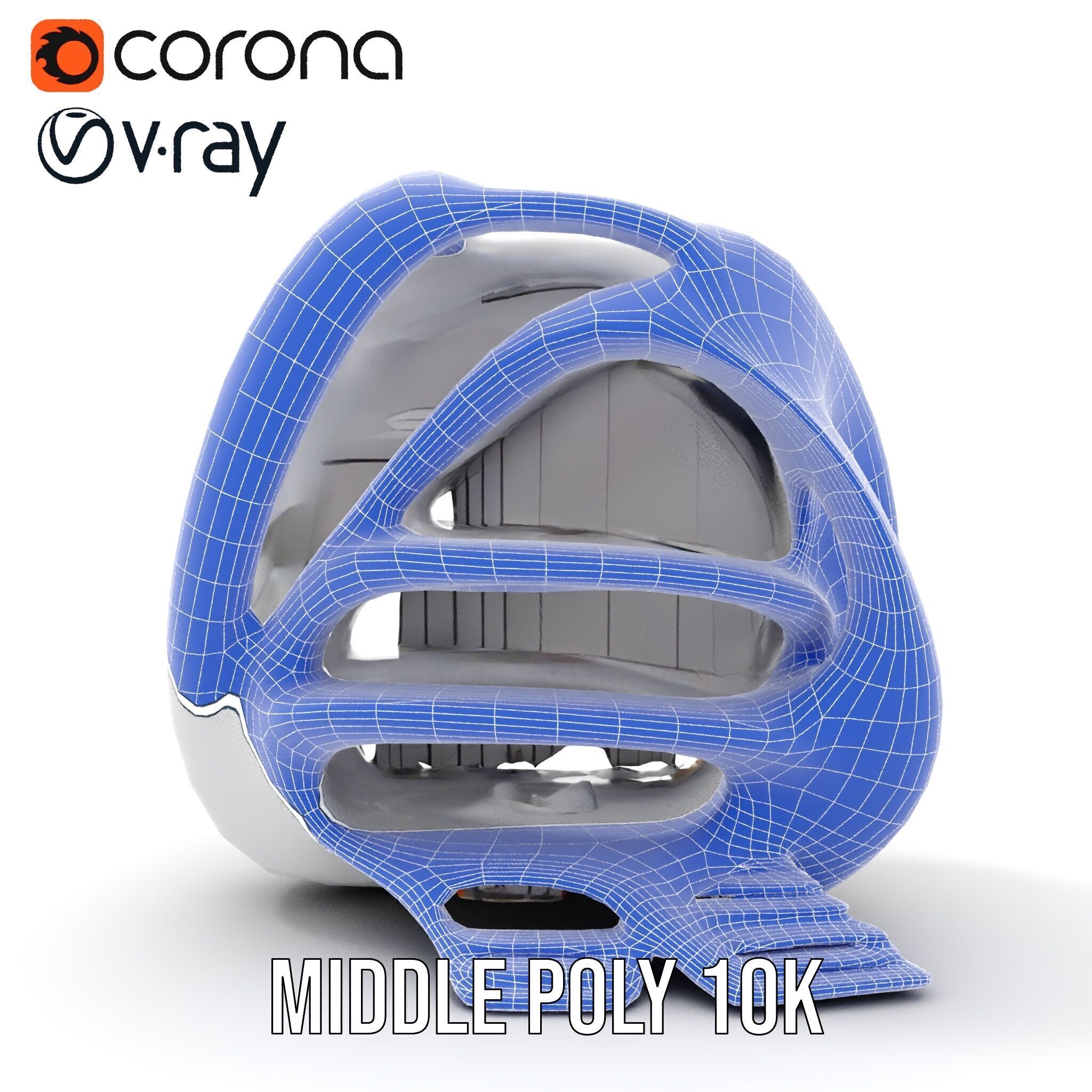 Futuristic Organic Architecture Model Pack Low-poly 3D model_30