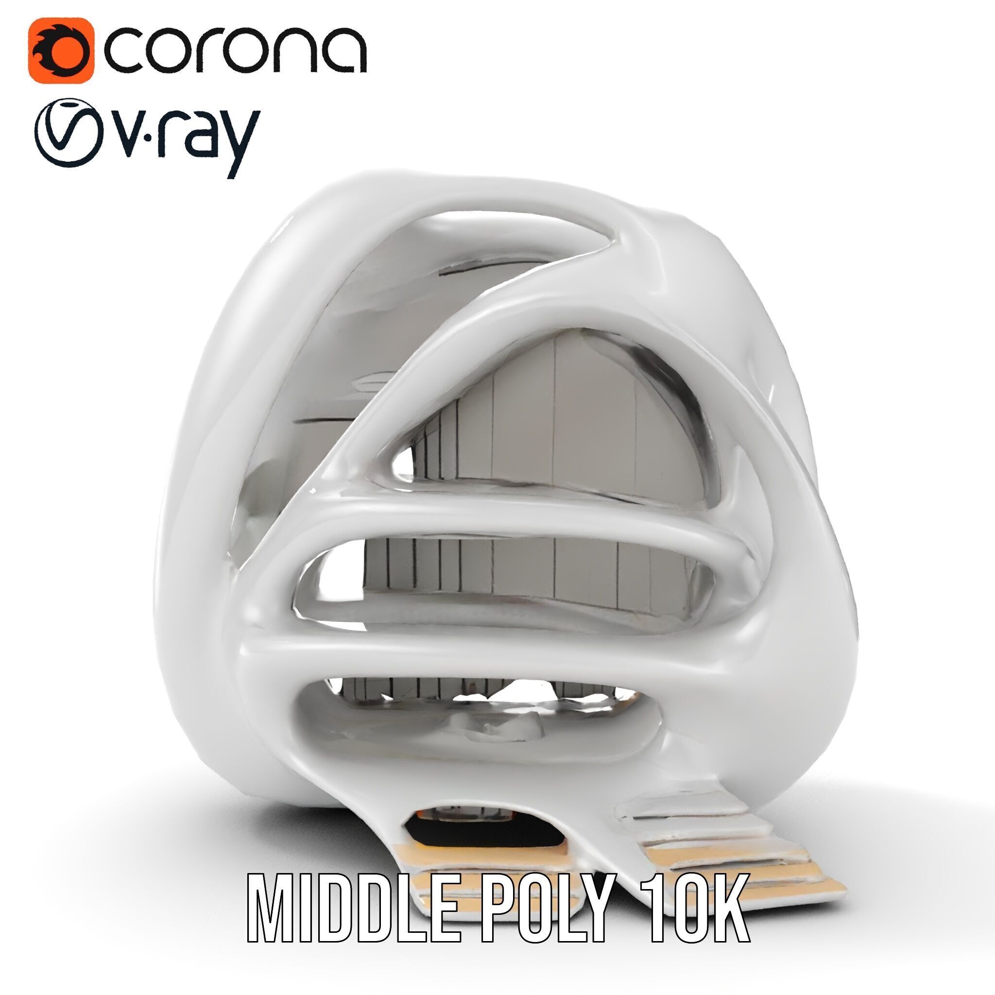 Futuristic Organic Architecture Model Pack Low-poly 3D model_15