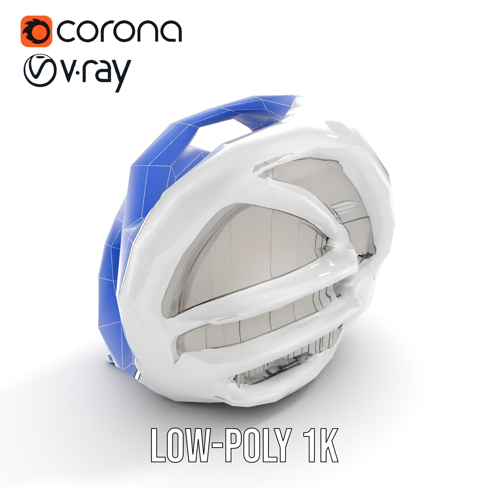 Futuristic Organic Architecture Model Pack Low-poly 3D model_18