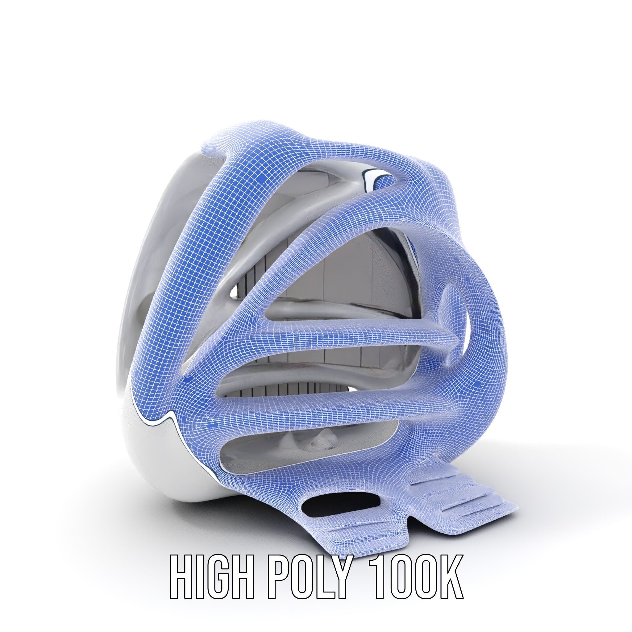 Futuristic Organic Architecture Model Pack Low-poly 3D model_4