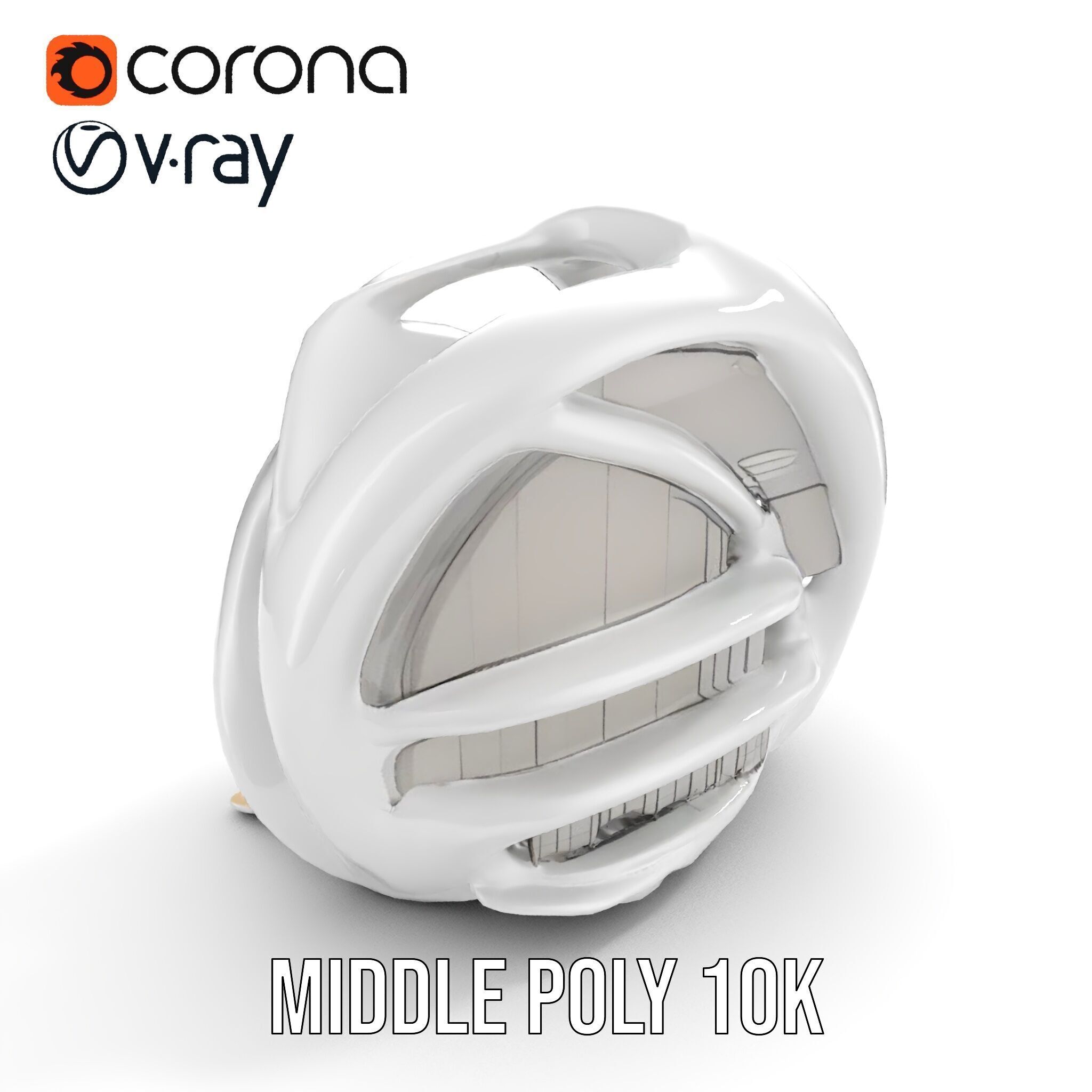 Futuristic Organic Architecture Model Pack Low-poly 3D model_6