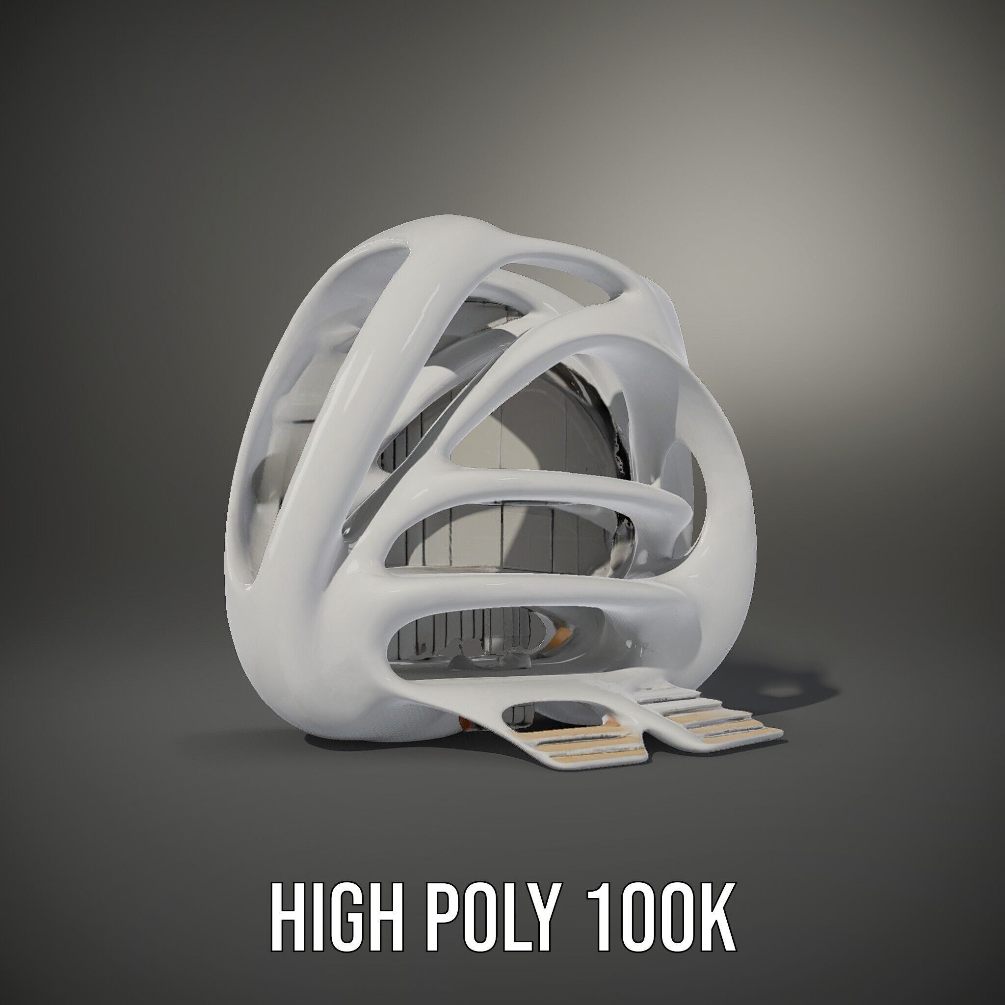 Futuristic Organic Architecture Model Pack Low-poly 3D model_14