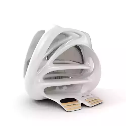 Futuristic Organic Architecture Model Pack Low-poly 3D model