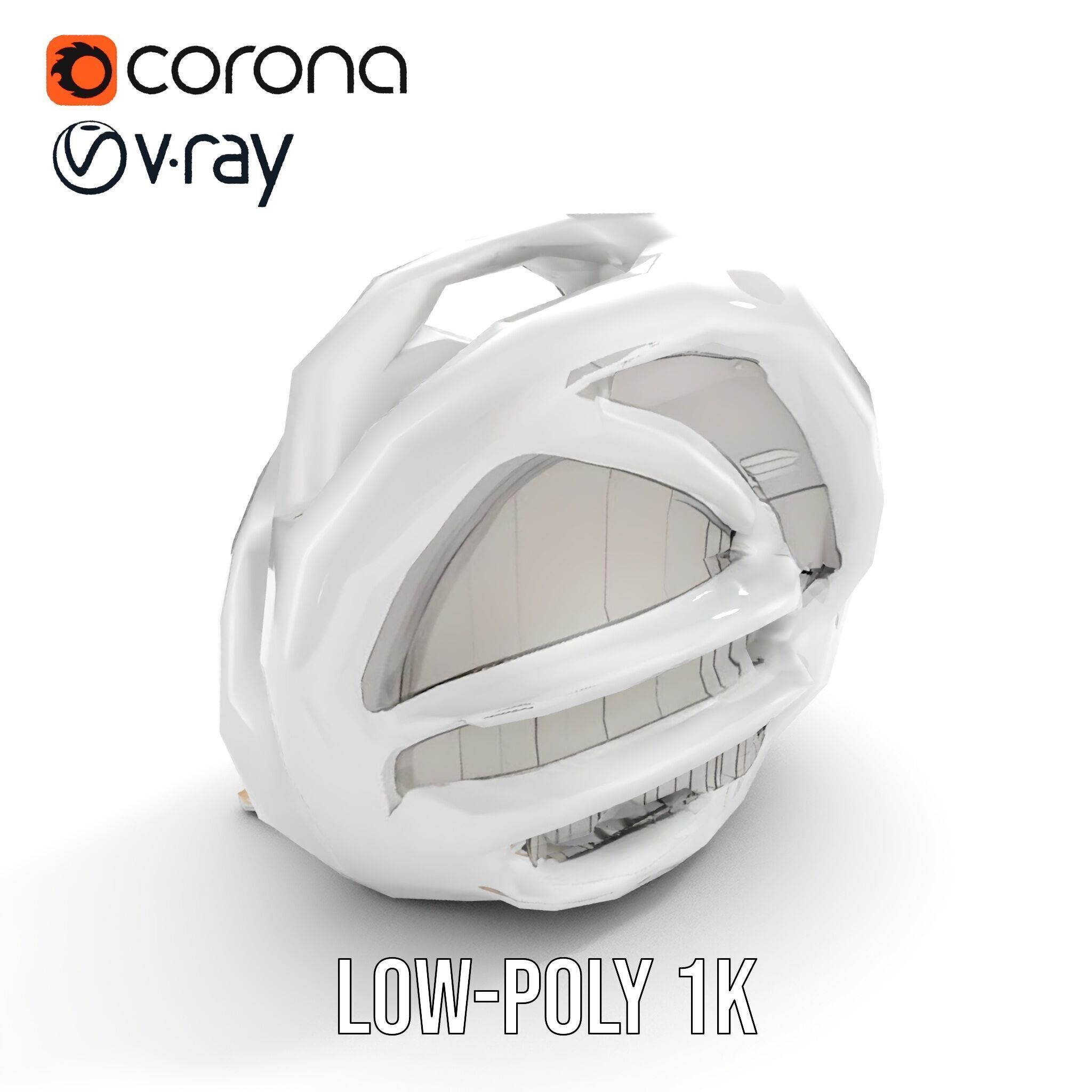 Futuristic Organic Architecture Model Pack Low-poly 3D model_10