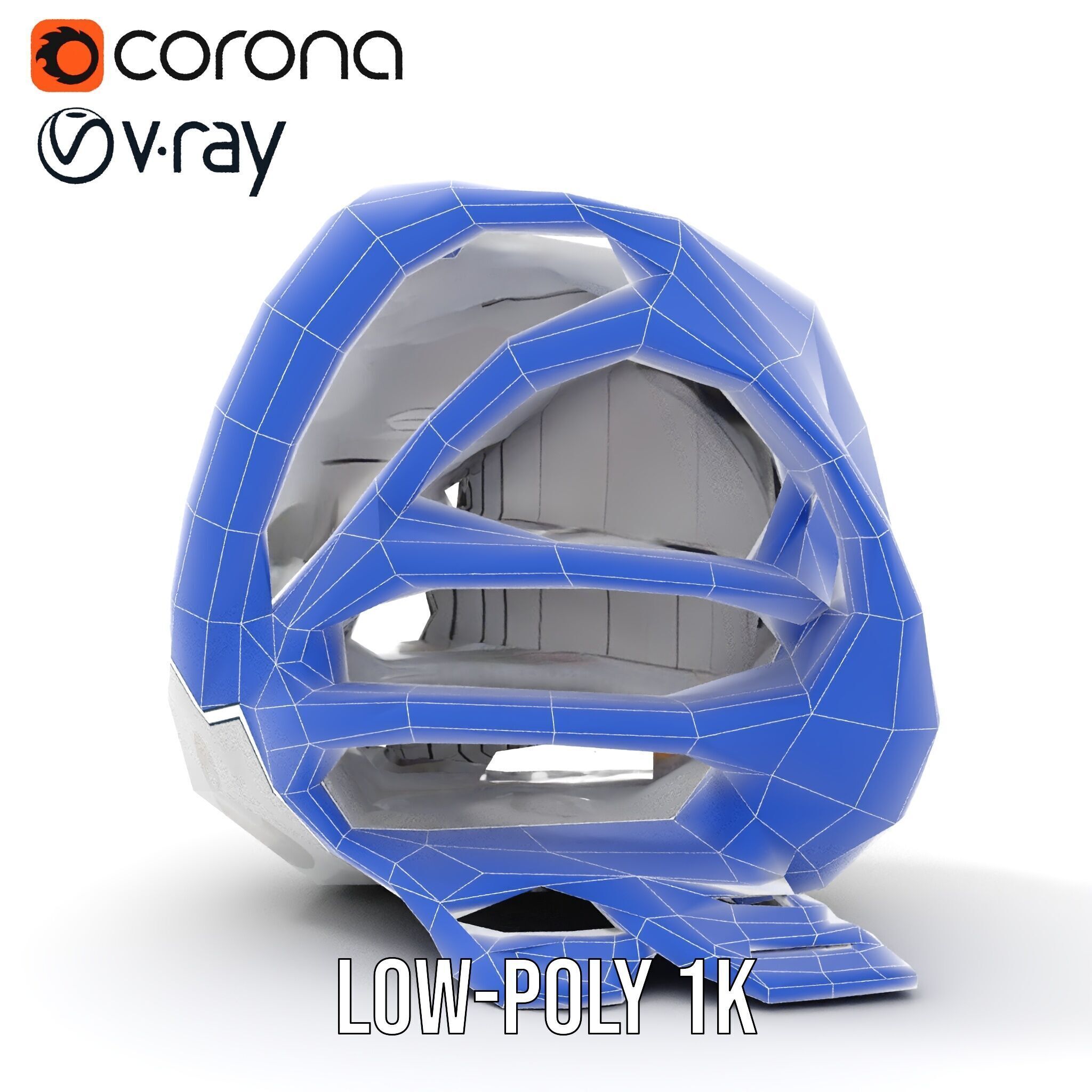 Futuristic Organic Architecture Model Pack Low-poly 3D model_31