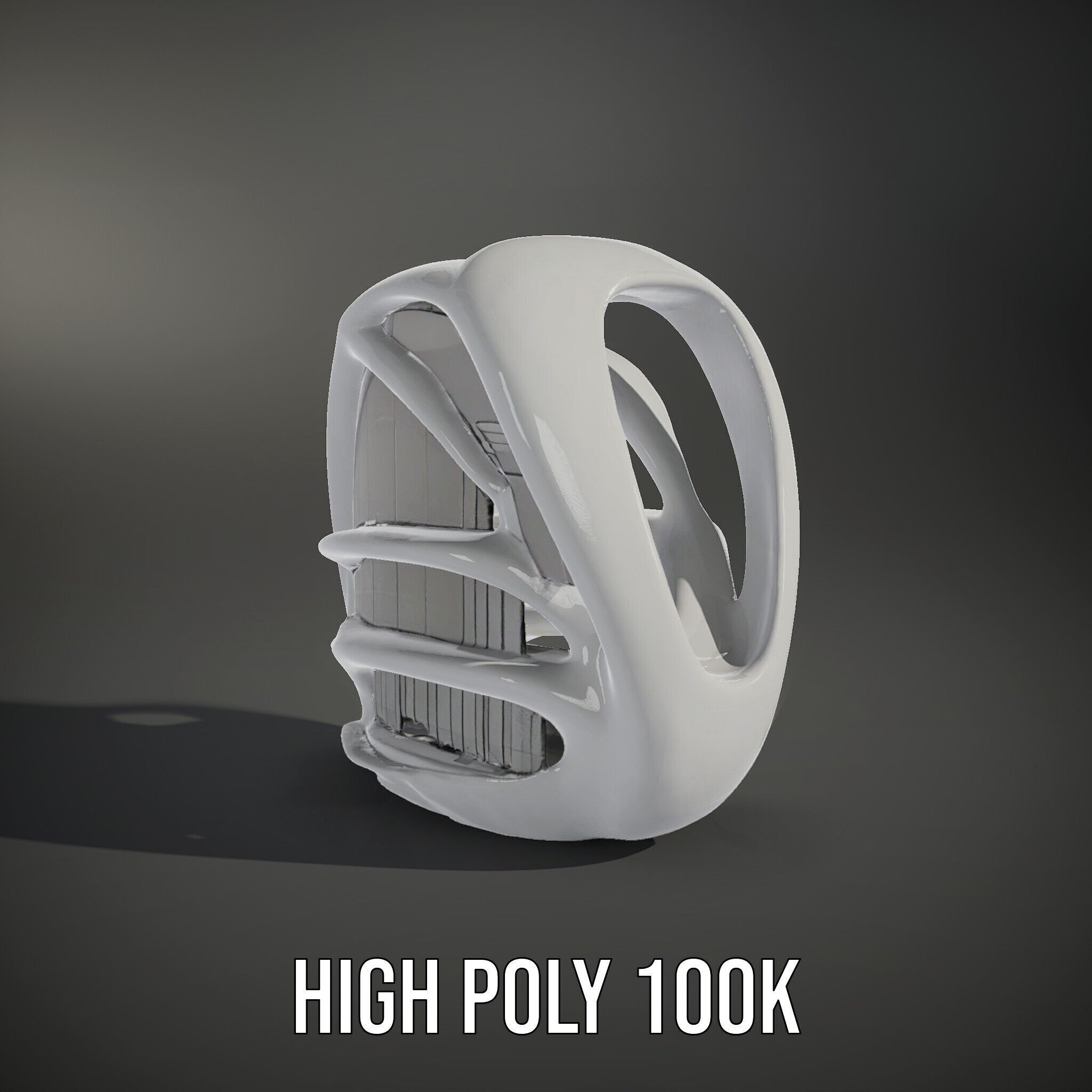 Futuristic Organic Architecture Model Pack Low-poly 3D model_11