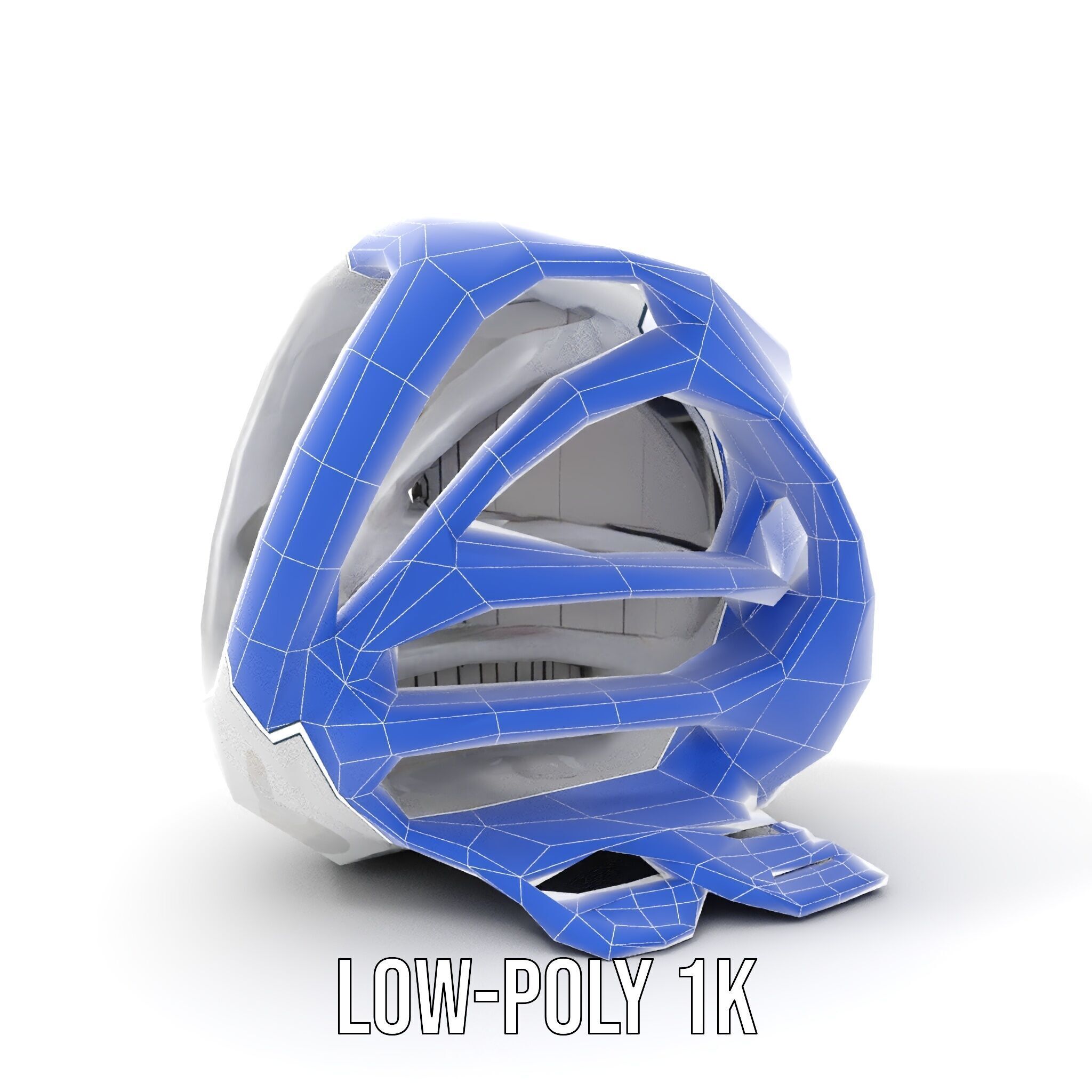 Futuristic Organic Architecture Model Pack Low-poly 3D model_13