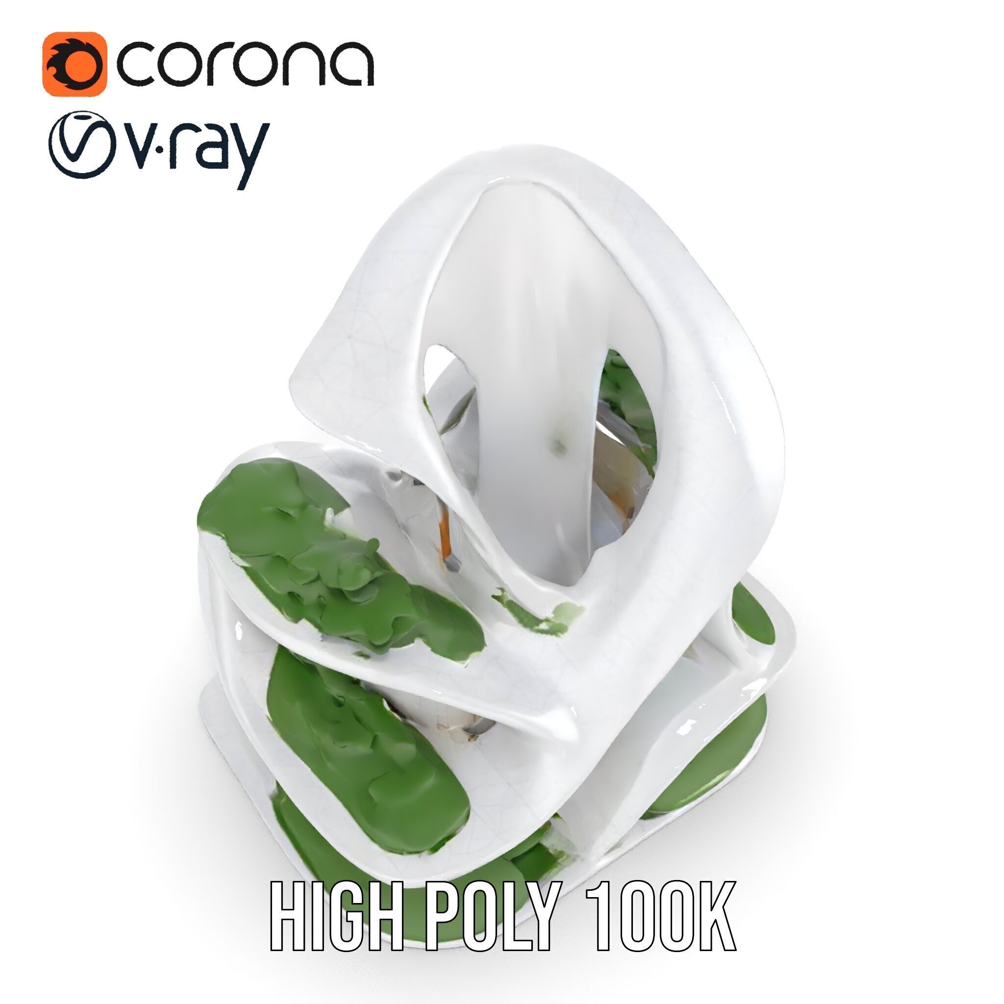 Futuristic Architectural Building D Model Pack Low-poly 3D model_19