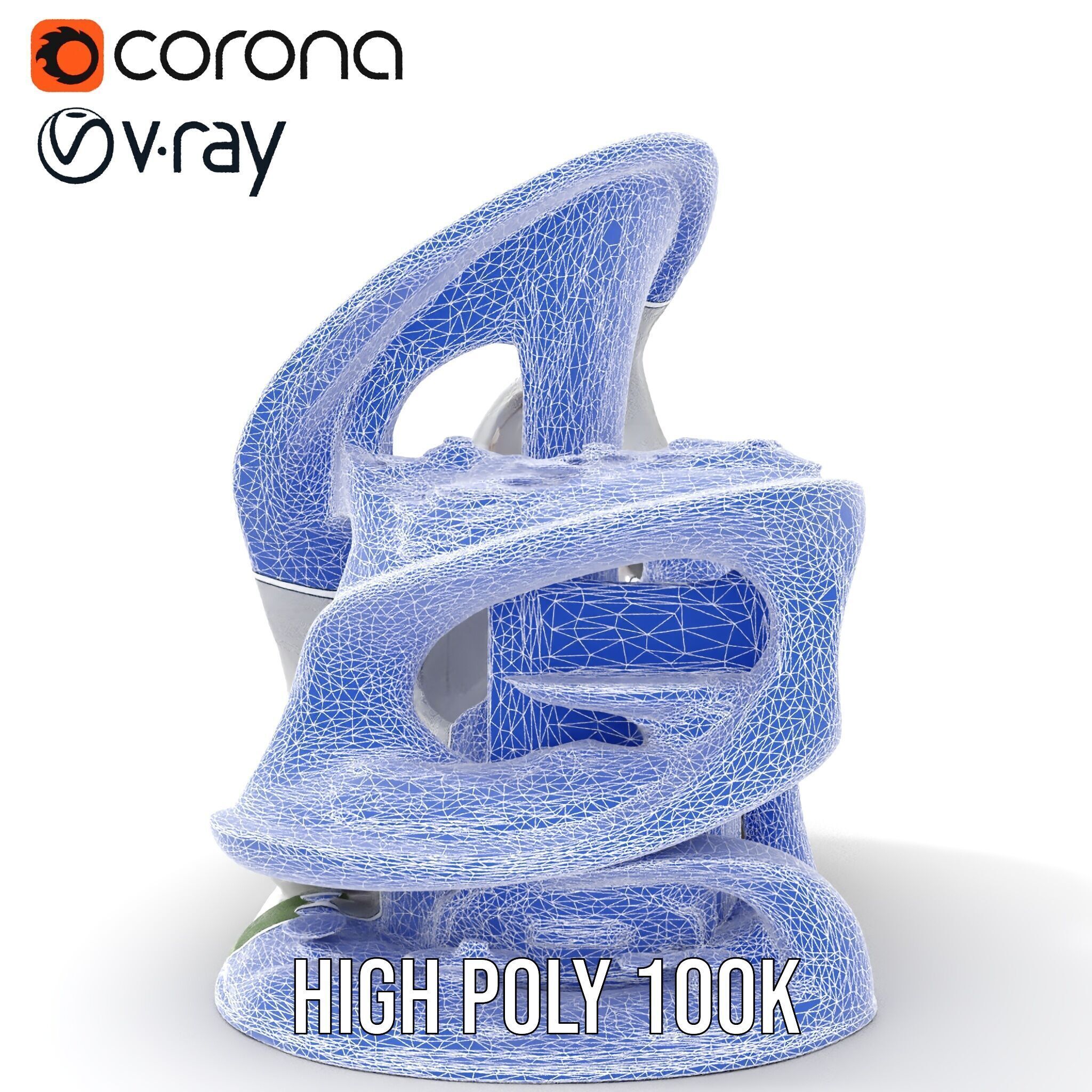 Futuristic Architectural Building D Model Pack Low-poly 3D model_37