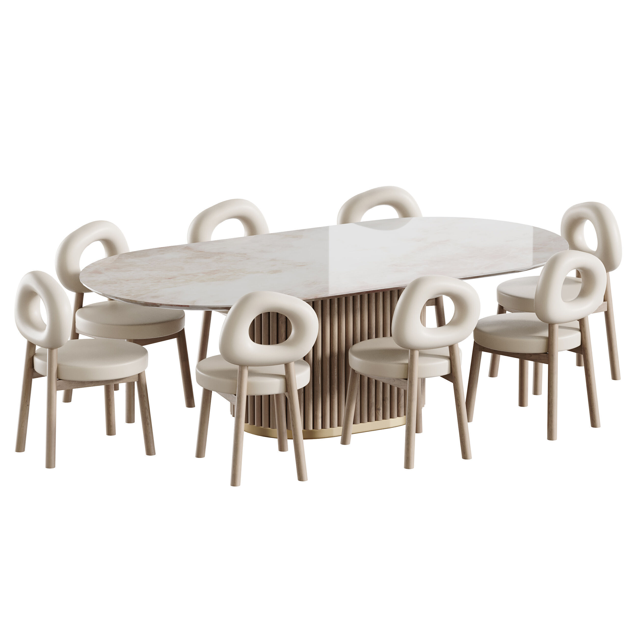 Dining table NEWMAN 3D model_2