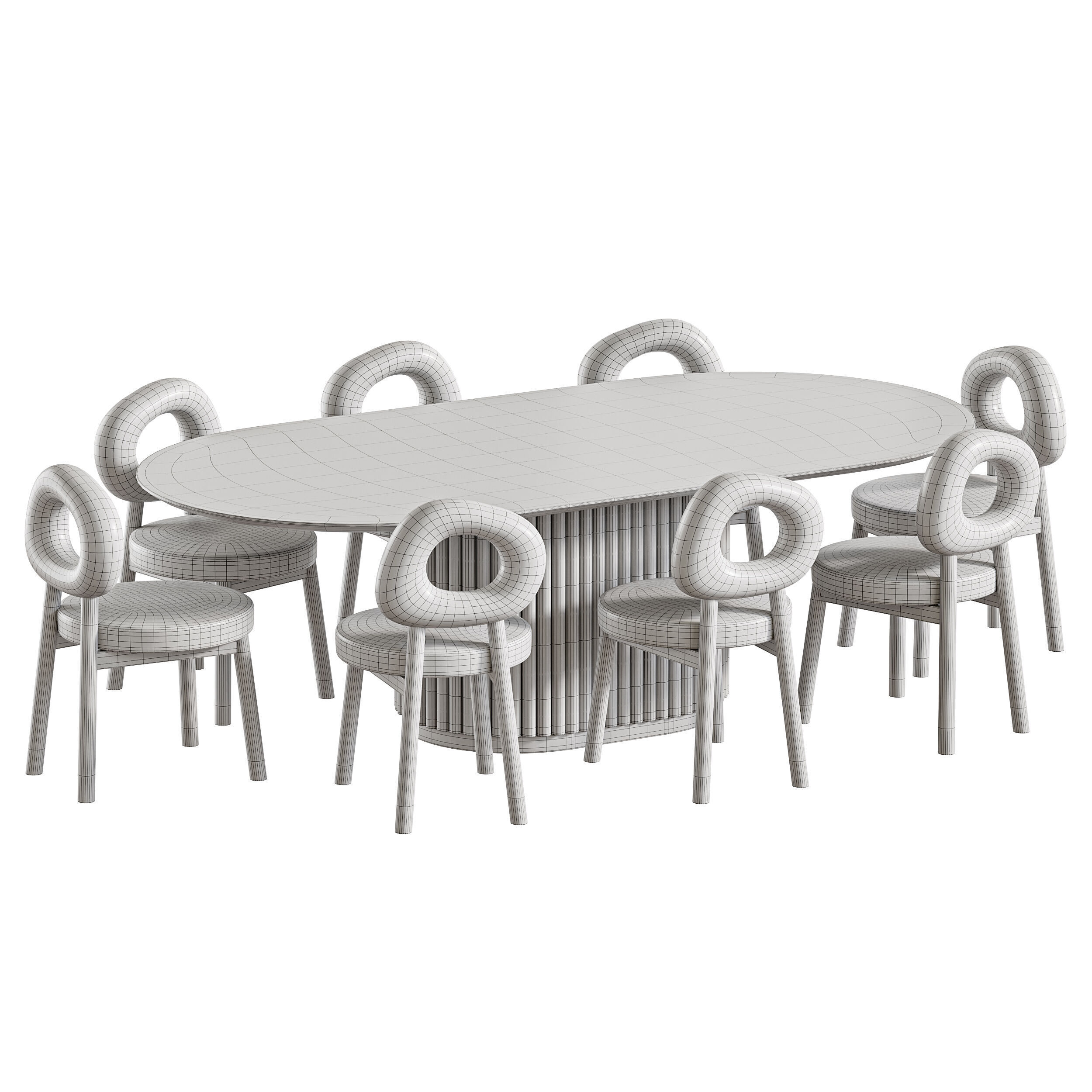 Dining table NEWMAN 3D model_13