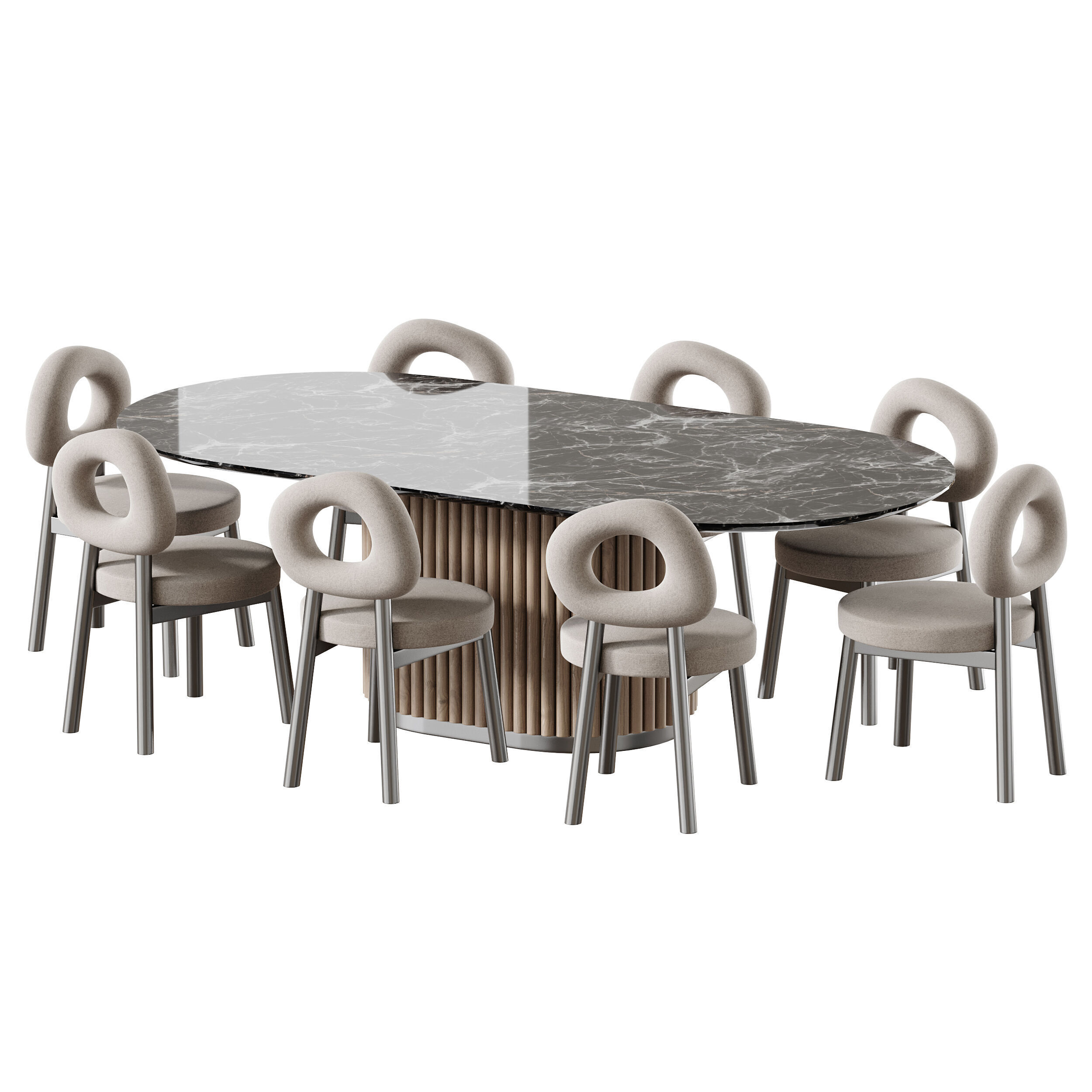 Dining table NEWMAN 3D model_11