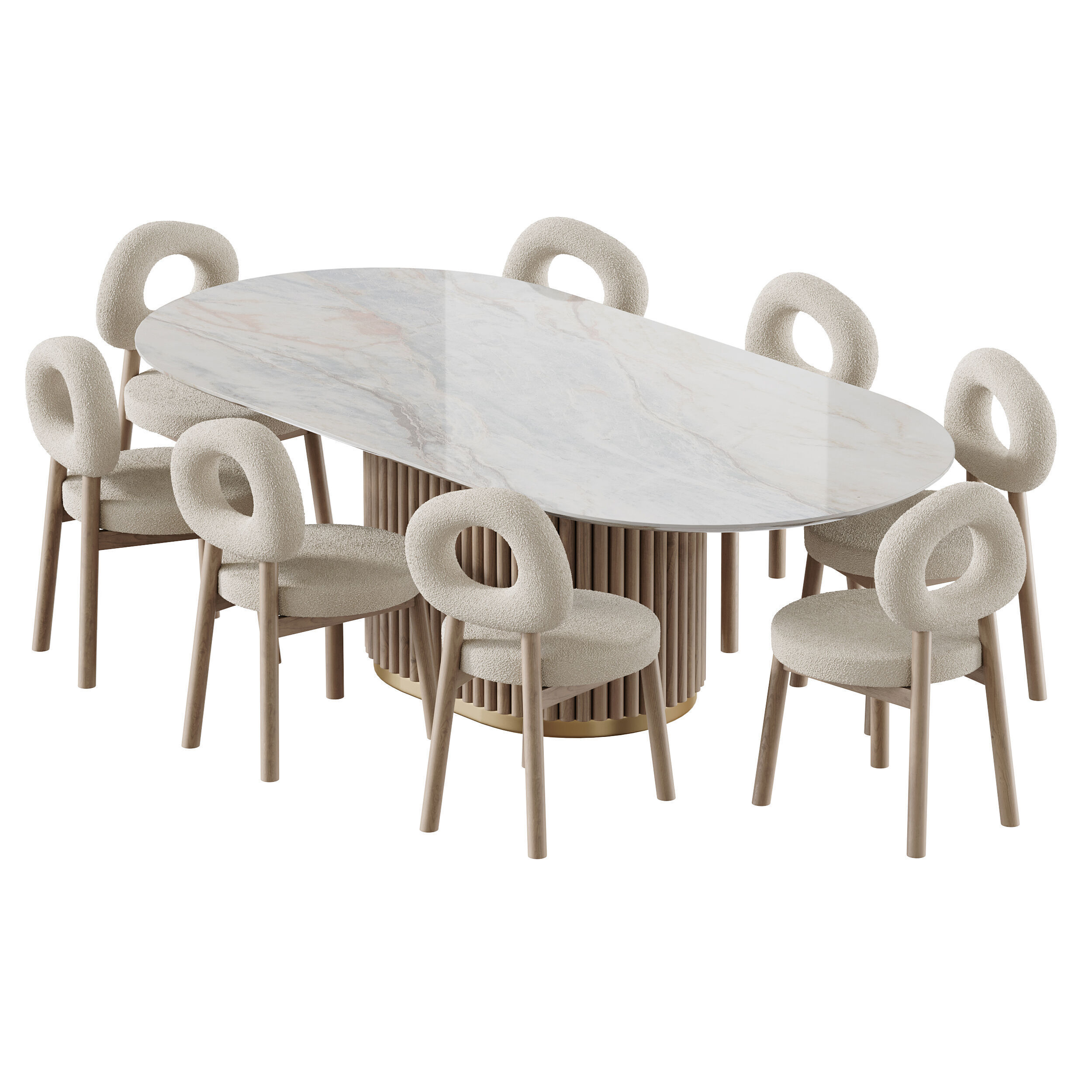Dining table NEWMAN 3D model_8