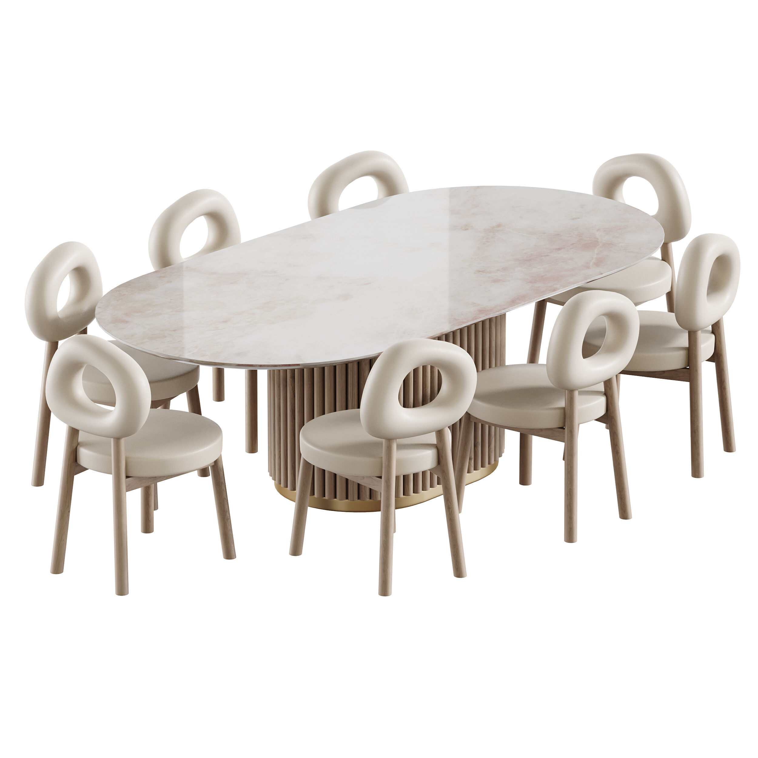 Dining table NEWMAN 3D model_3