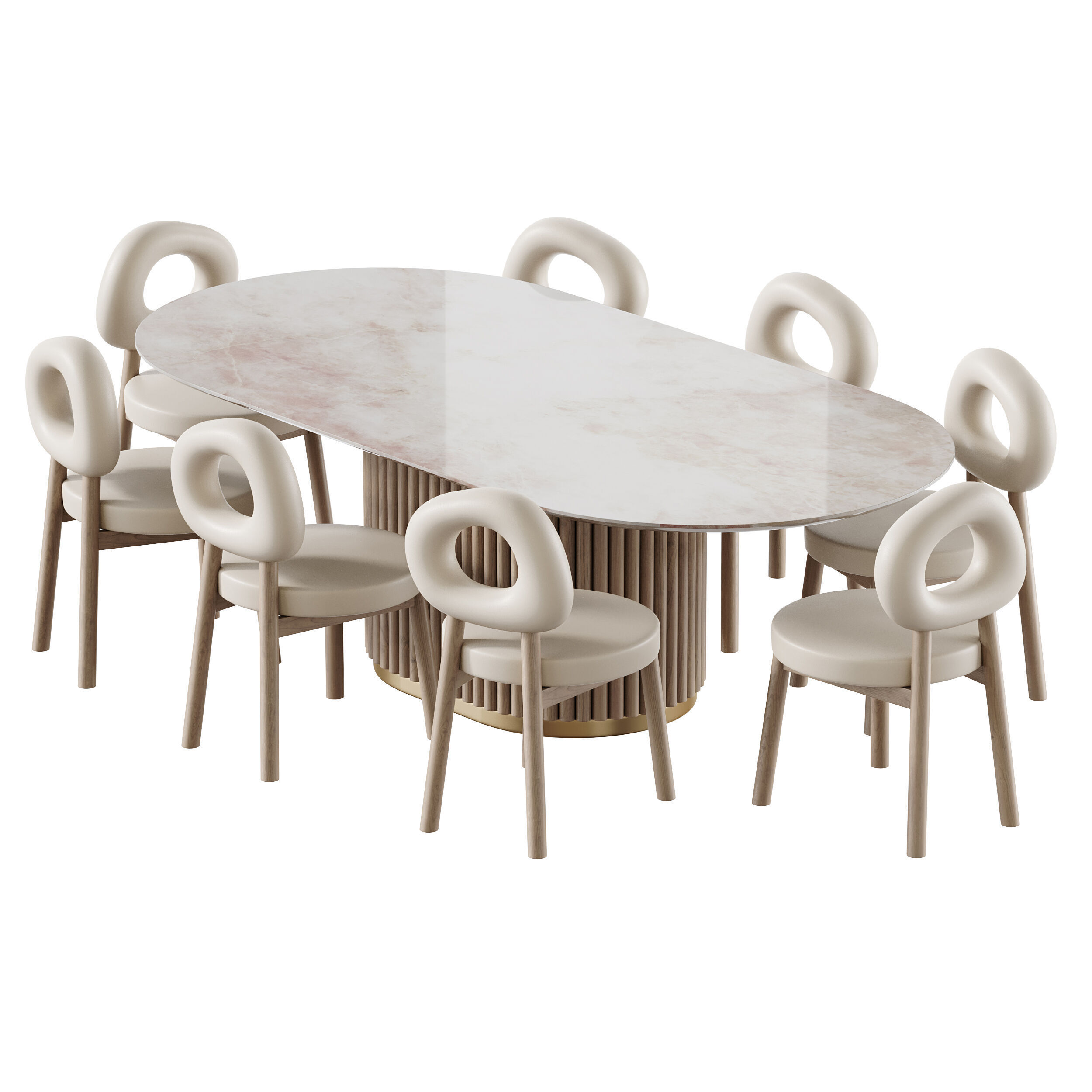 Dining table NEWMAN 3D model_10