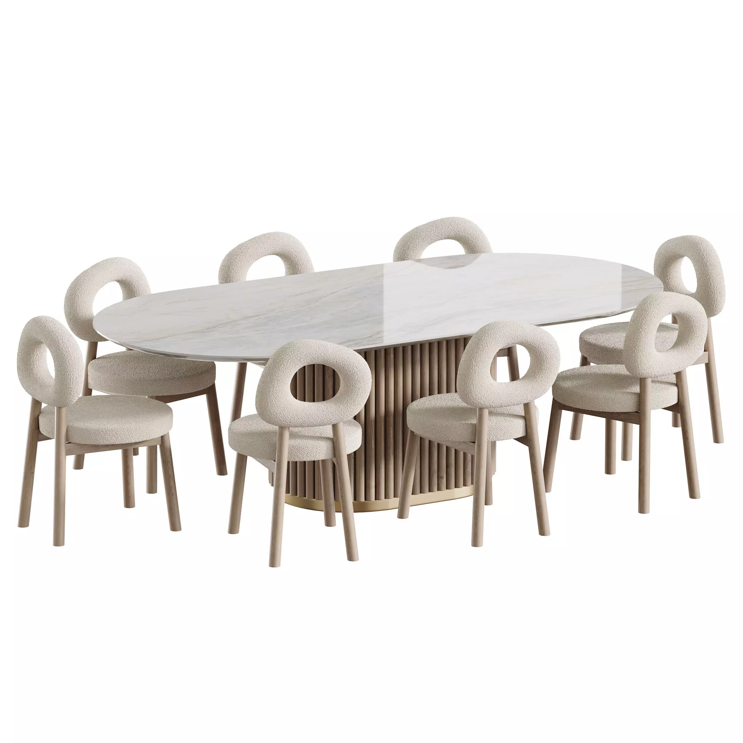 Dining table NEWMAN 3D model_0