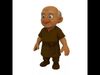 Stylized Game Ready Human Character Rigged named Mold Low-poly 3D model_1