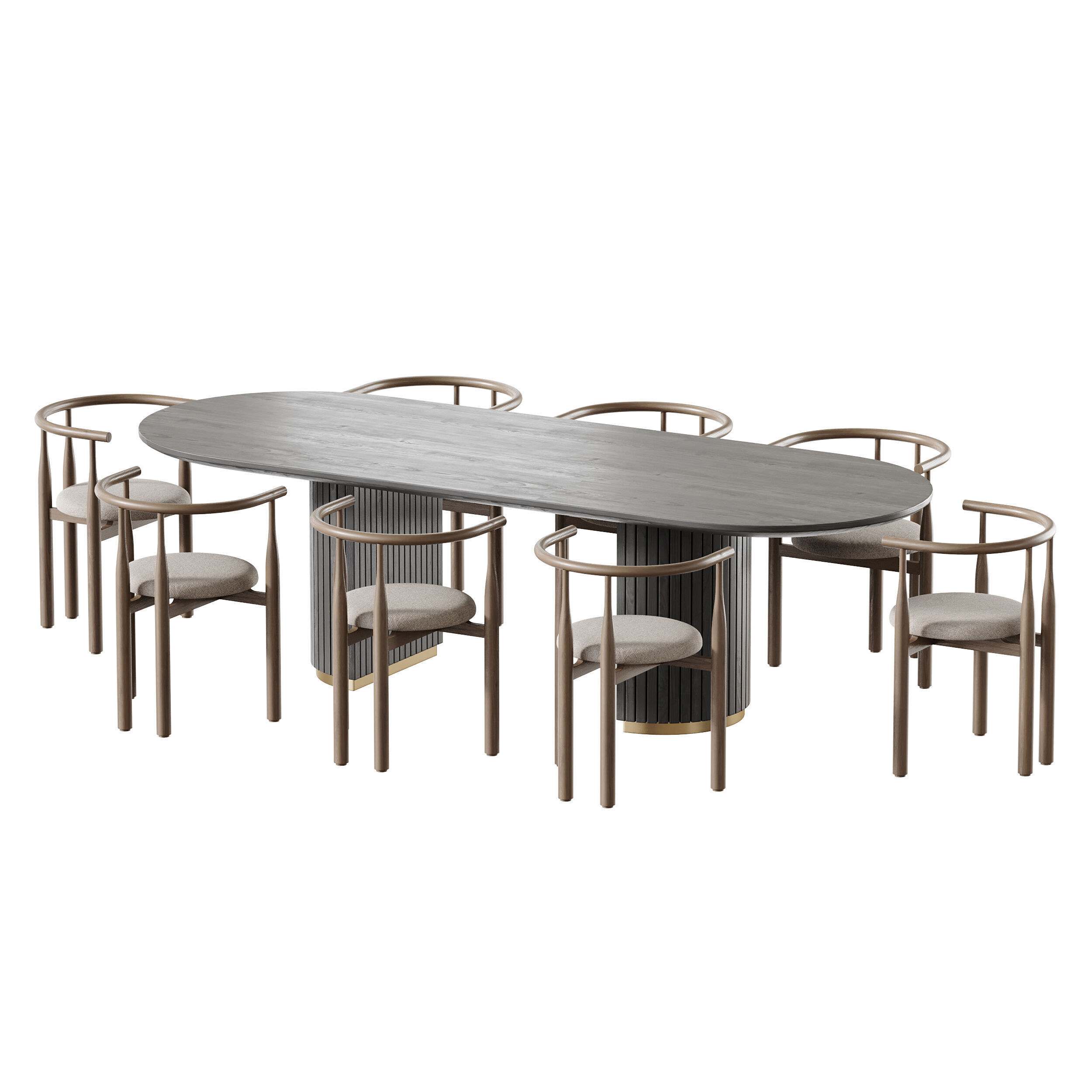 Dining table RENMARK 3D model_7