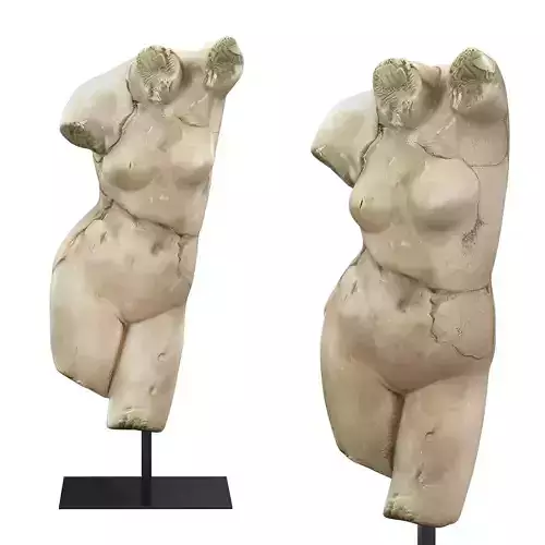Aphrodite Sculpture Fragment 3D model