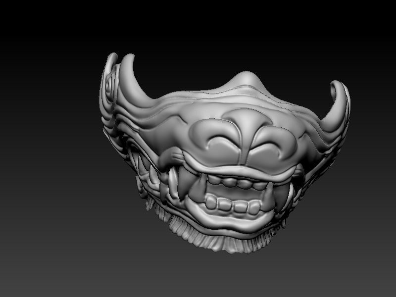 Dragon Mask 3D print model_1