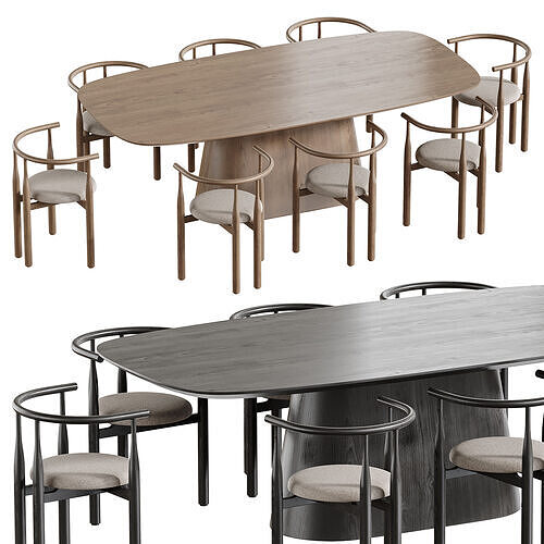 Dining table SHIMA 3D model