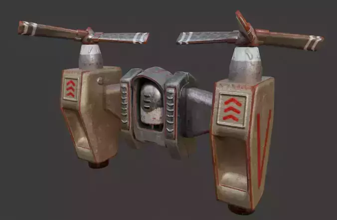 Old Jetpack 3D model