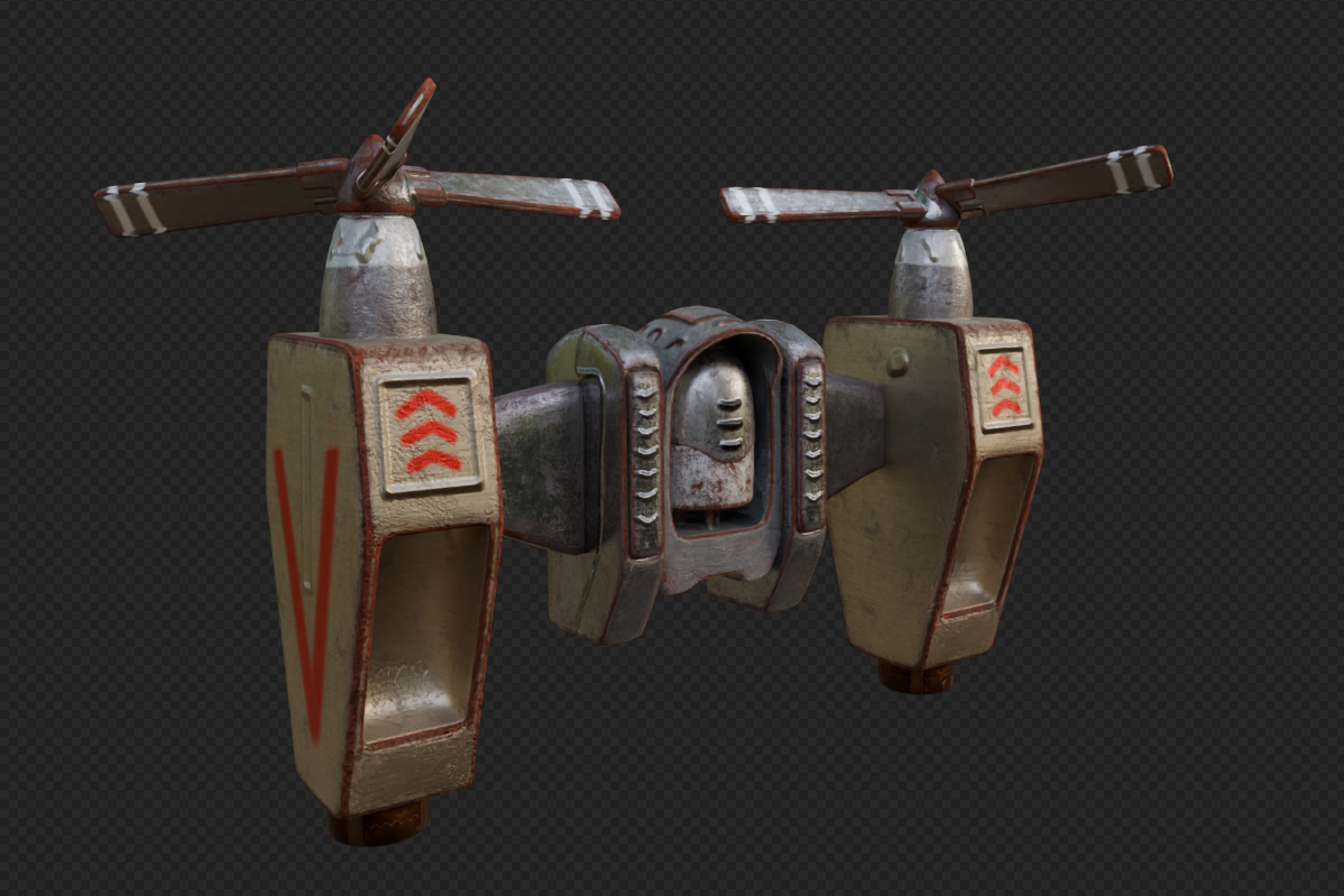 Old Jetpack 3D model_5