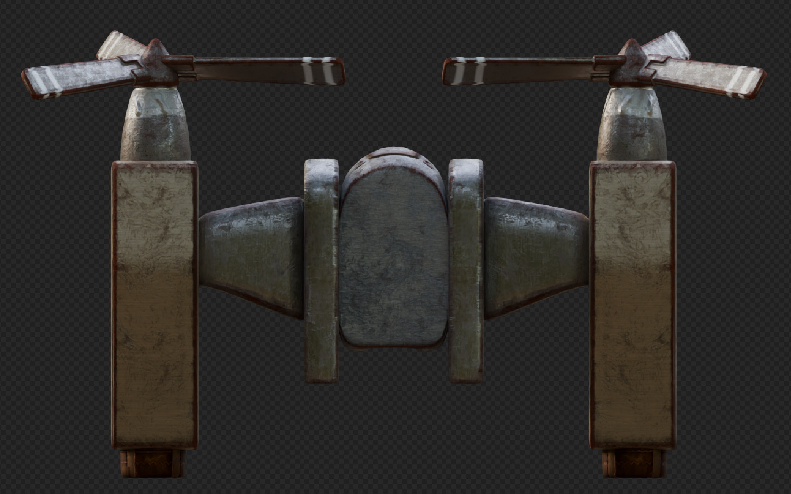 Old Jetpack 3D model_7