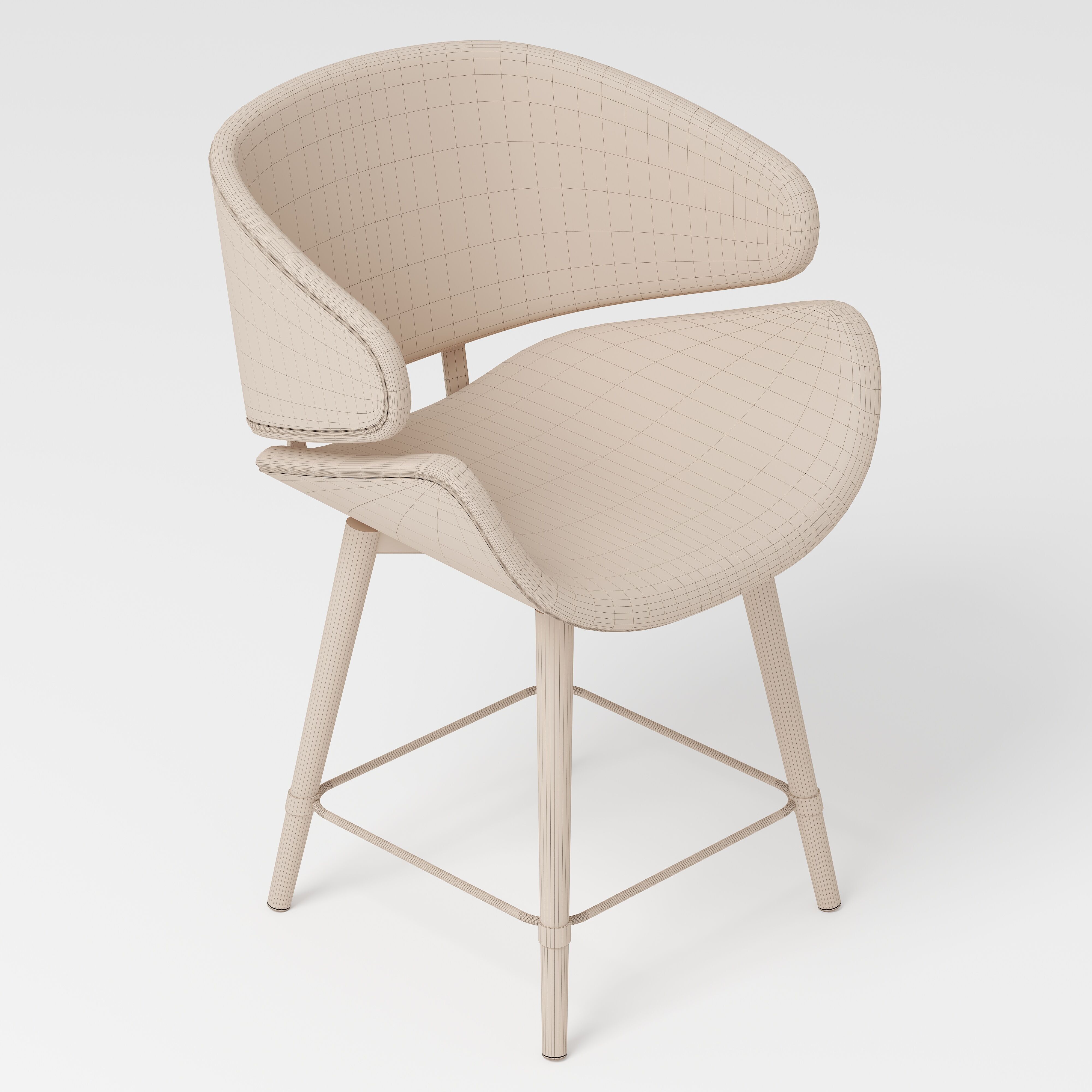 Lily Chair 3D model_2