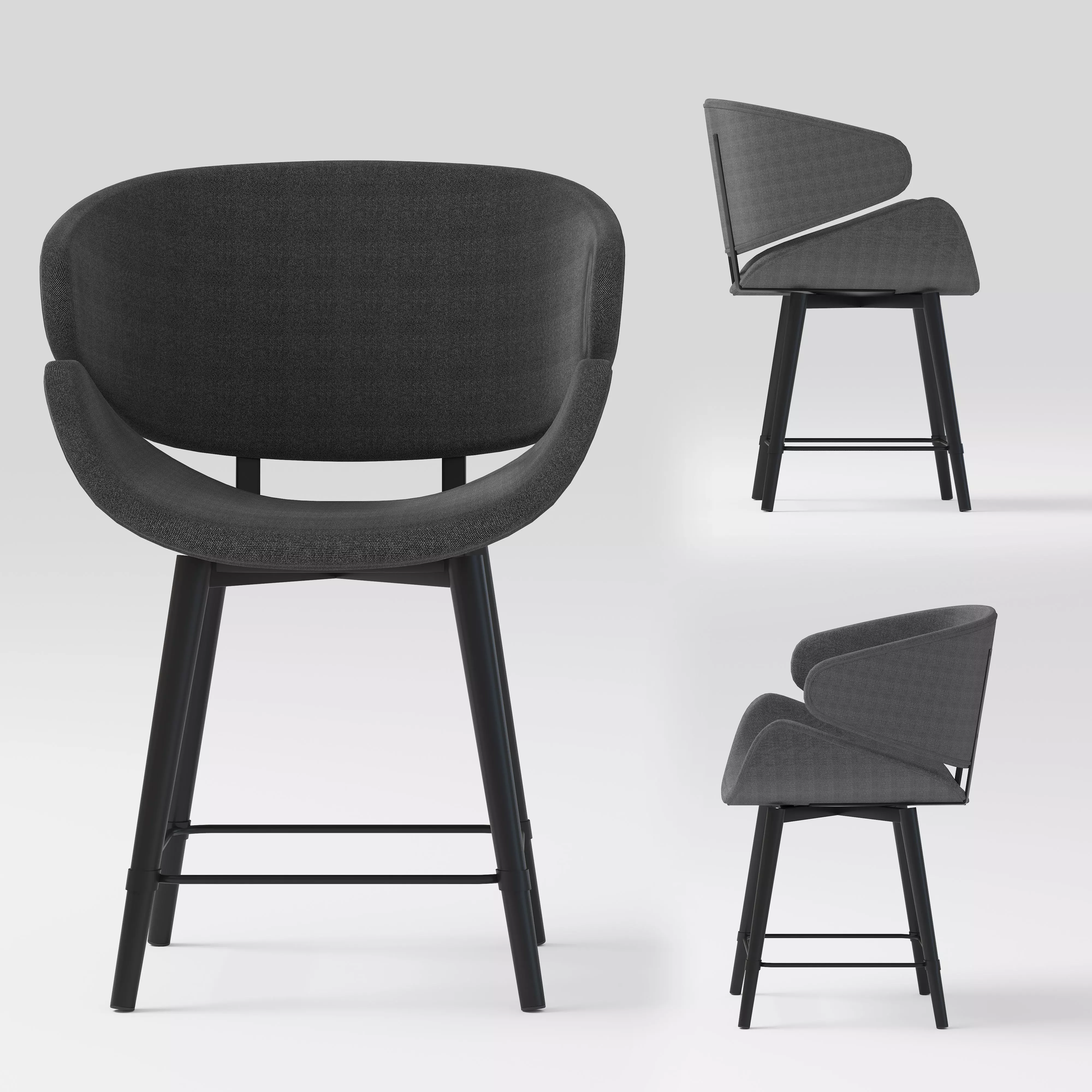 Lily Chair 3D model_0