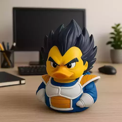 Rubber Duck - Vegeta - Dragon ball model - 3d print