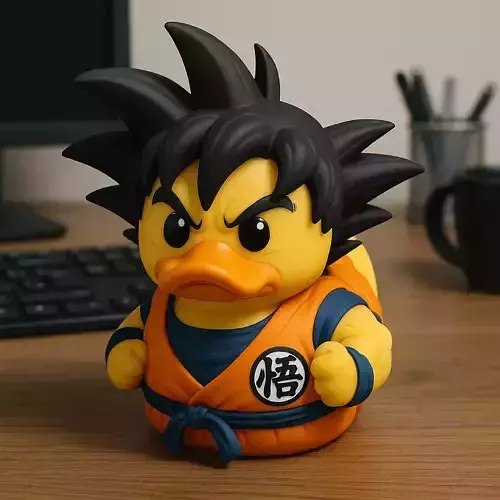 Rubber Duck - Songoku Dragon Ball model - 3d print