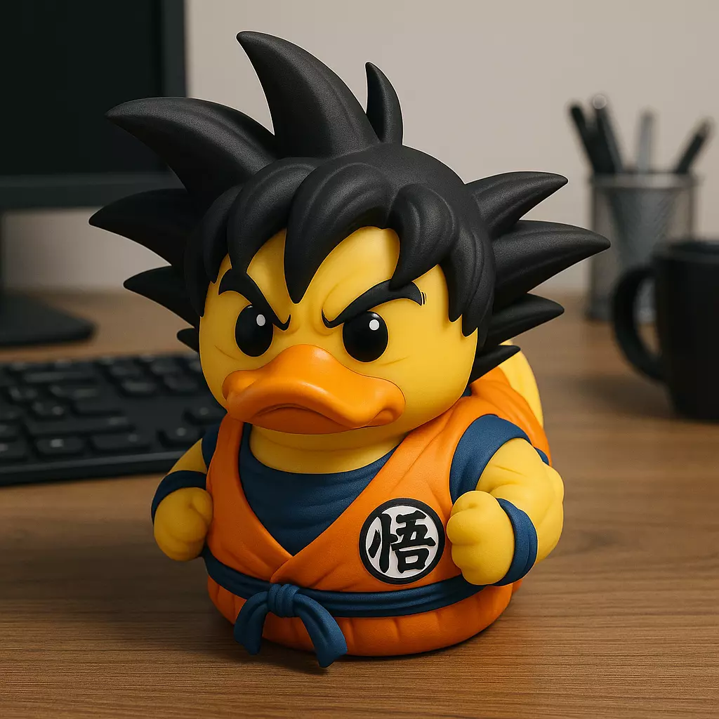 Rubber Duck - Songoku Dragon Ball model - 3d print 3D print model_0