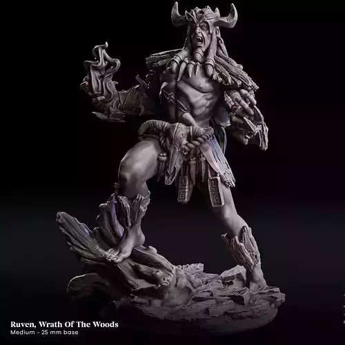 Ruven Wrath of the Woods 25mm