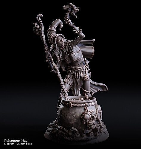 Poisonous Hag 25mm 3D print model