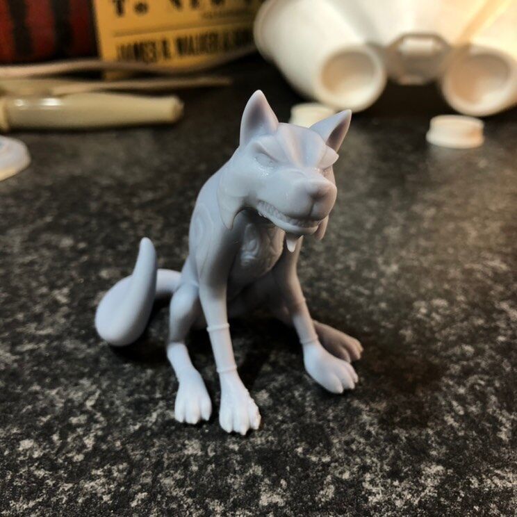 Wolfgang Shoebox Zoo - Pose 1 3D print model_5