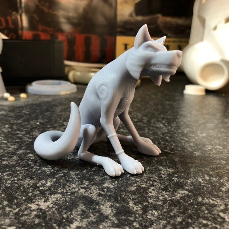 Wolfgang Shoebox Zoo - Pose 1 3D print model_4