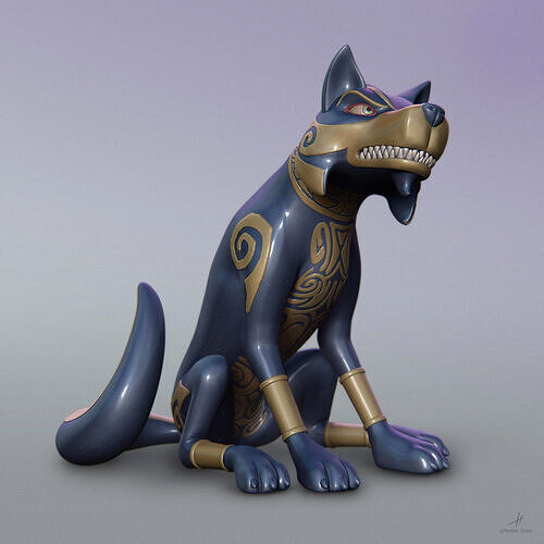 Wolfgang Shoebox Zoo - Pose 1 3D print model