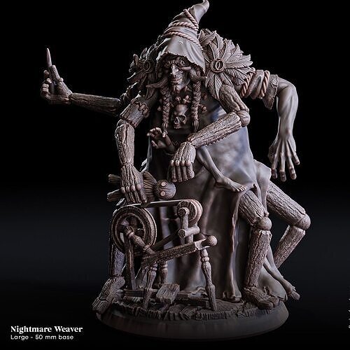Nakmahr The Nightmare Weaver 50mm 3D print model