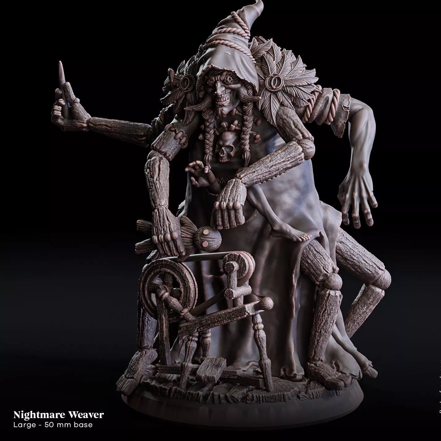 Nakmahr The Nightmare Weaver 50mm 3D print model_0