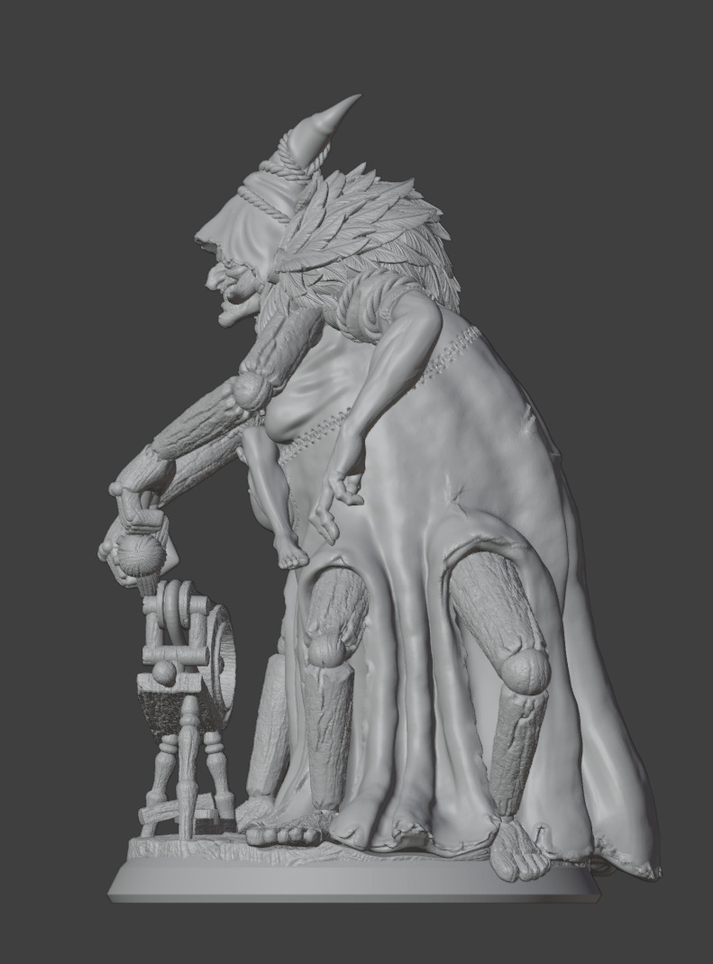 Nakmahr The Nightmare Weaver 50mm 3D print model_4