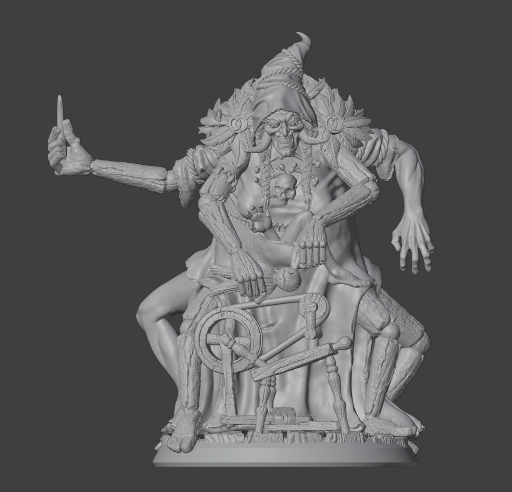 Nakmahr The Nightmare Weaver 50mm 3D print model_1