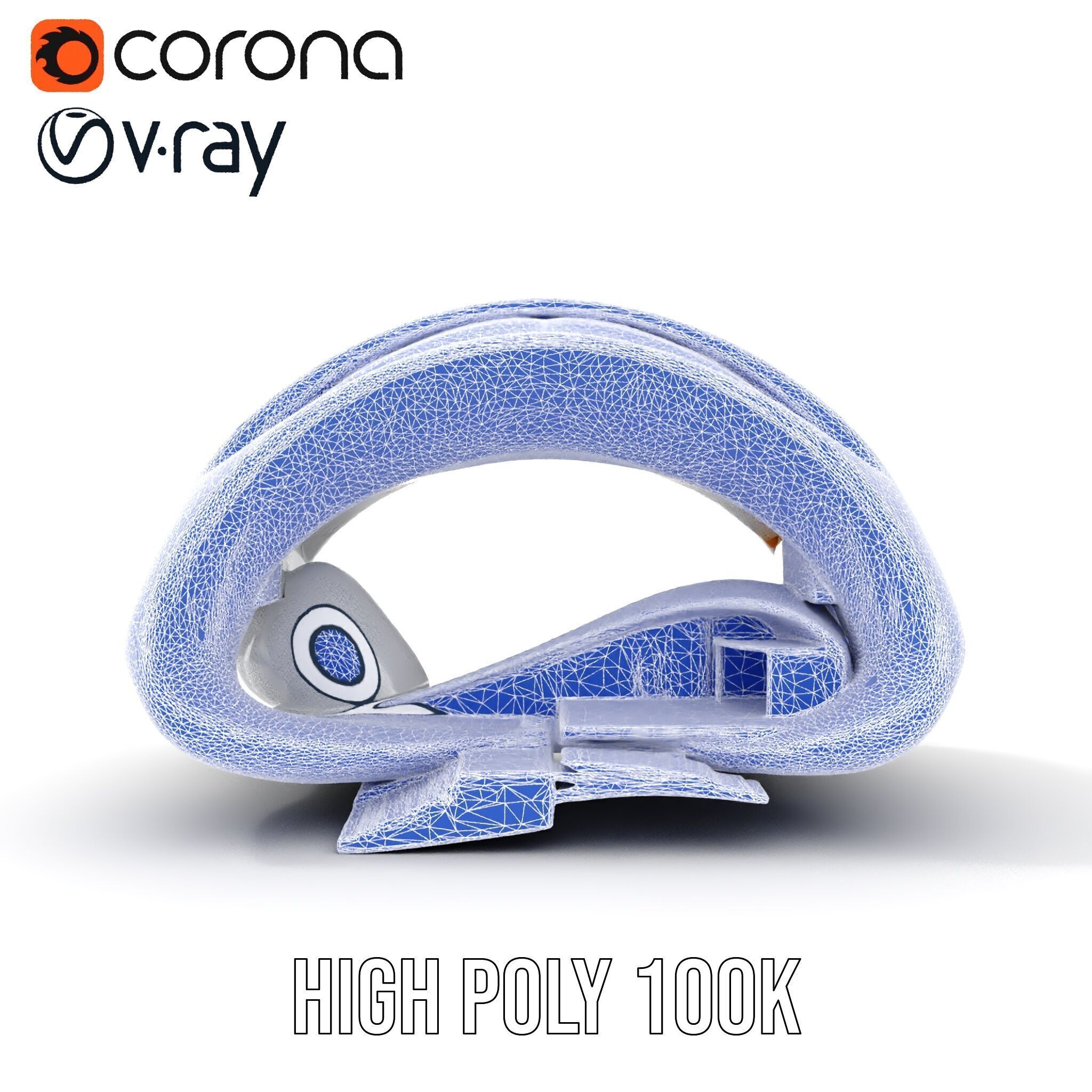 Futuristic Architectural Structure Model Pack Low-poly 3D model_38