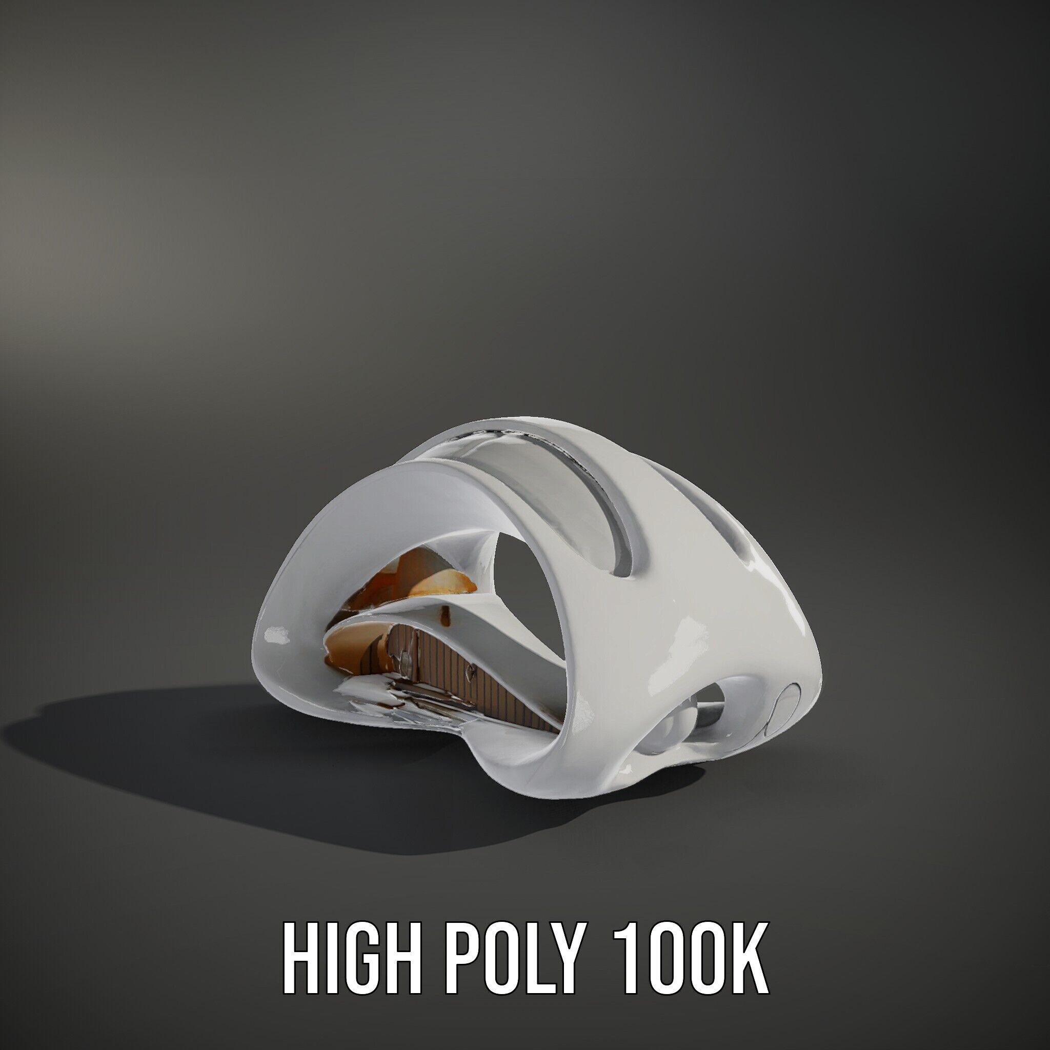 Futuristic Architectural Structure Model Pack Low-poly 3D model_11