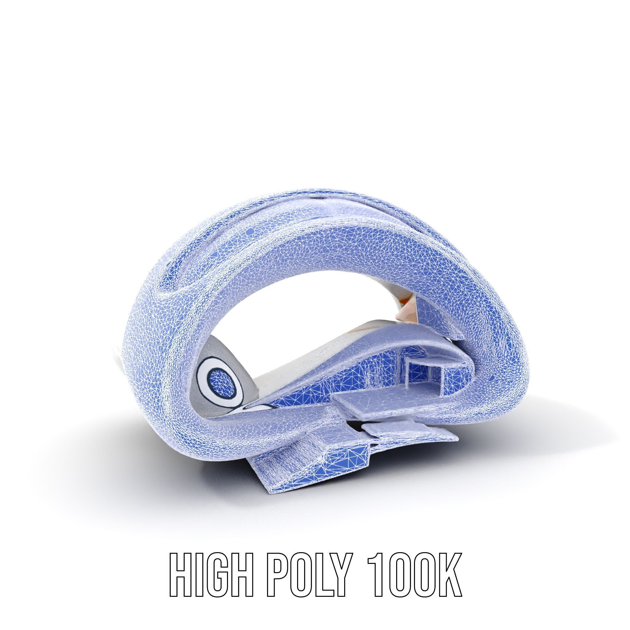 Futuristic Architectural Structure Model Pack Low-poly 3D model_12