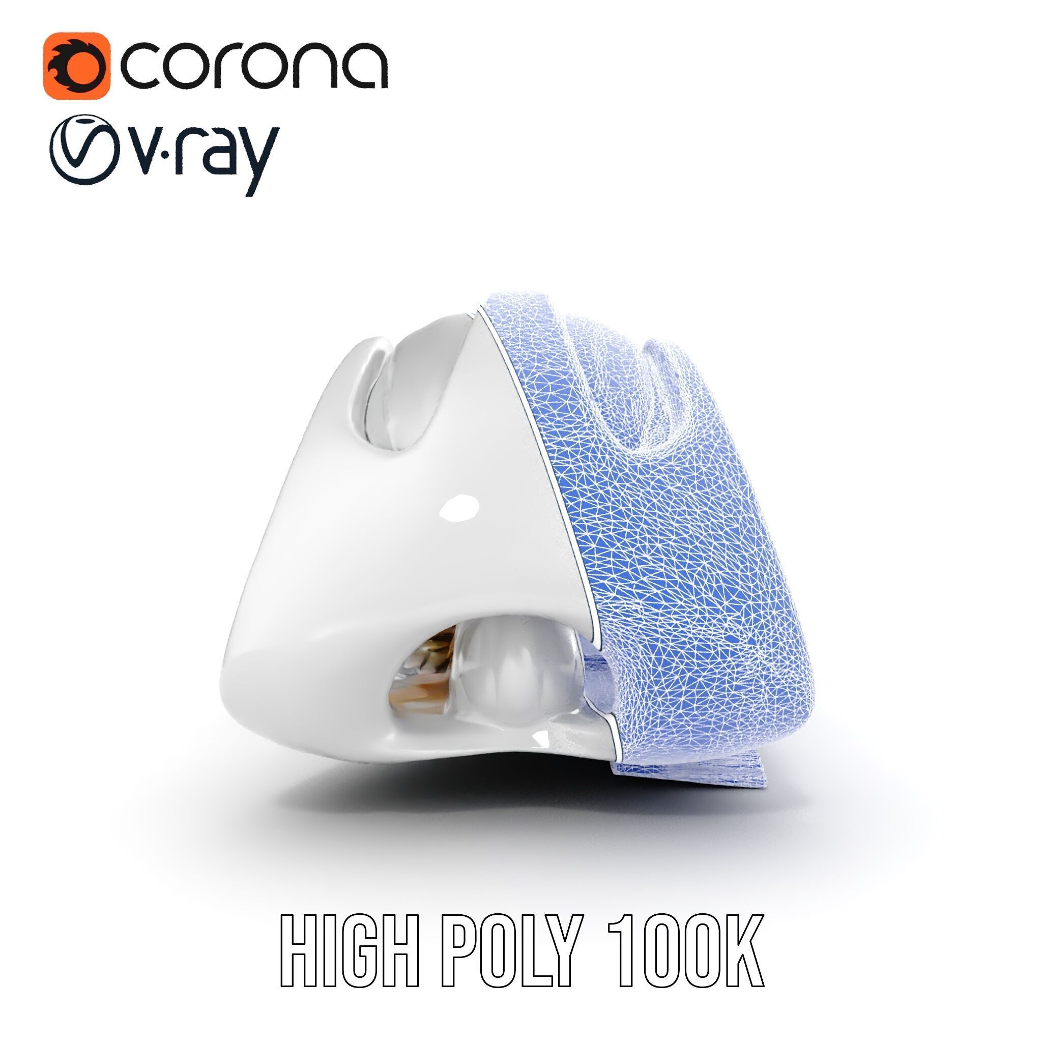 Futuristic Architectural Structure Model Pack Low-poly 3D model_23