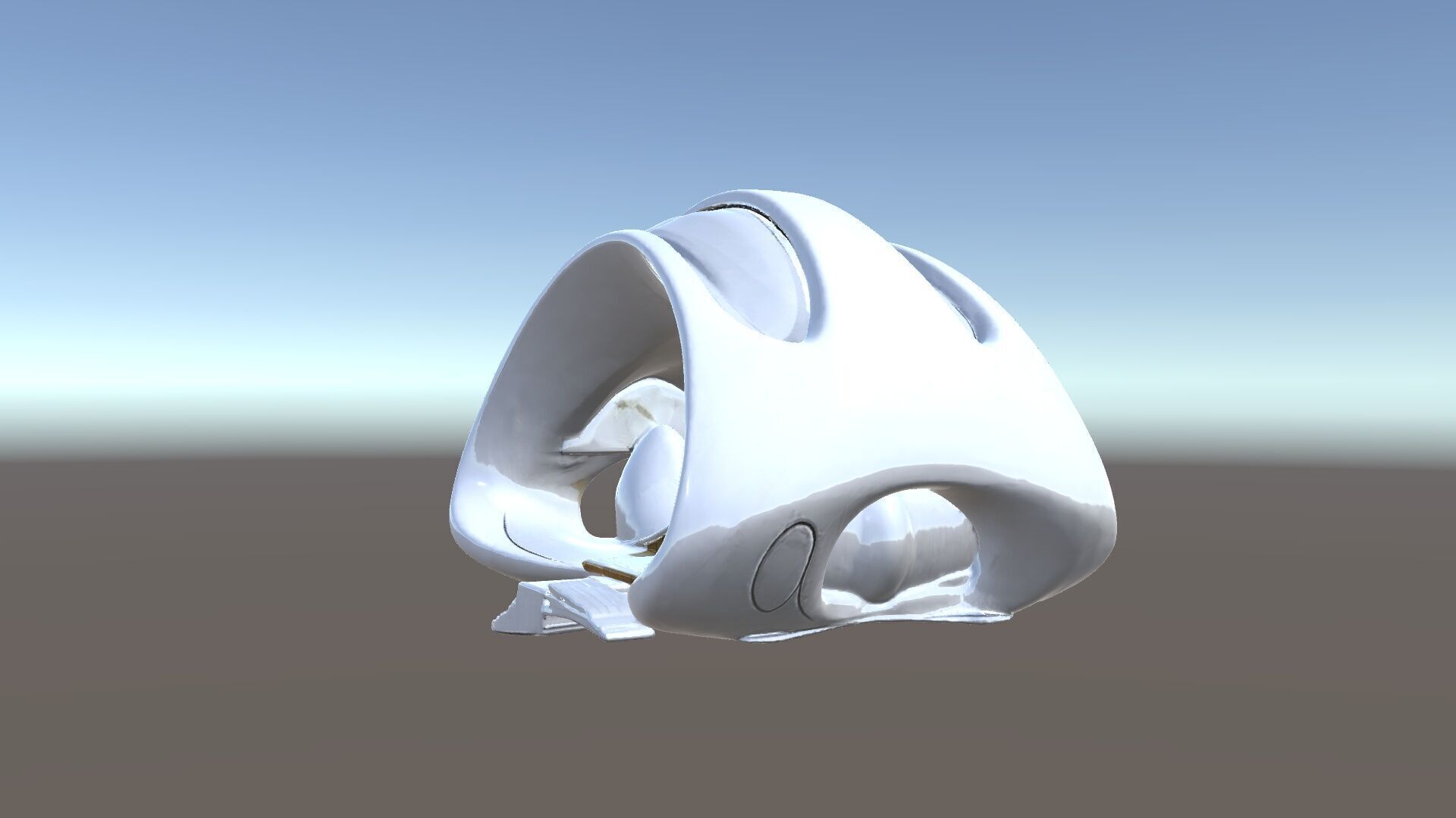 Futuristic Architectural Structure Model Pack Low-poly 3D model_5