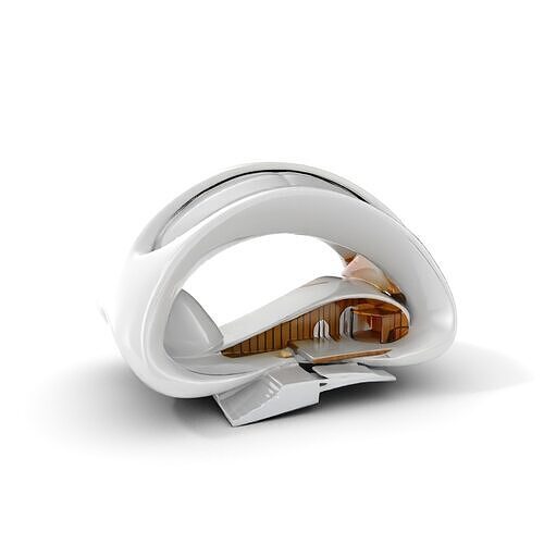 Futuristic Architectural Structure Model Pack Low-poly 3D model