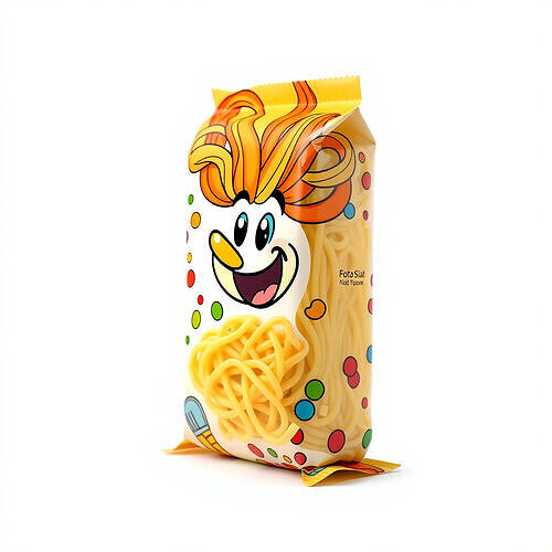 Colorful Noodle Packaging D Model Pack Low-poly 3D model 2