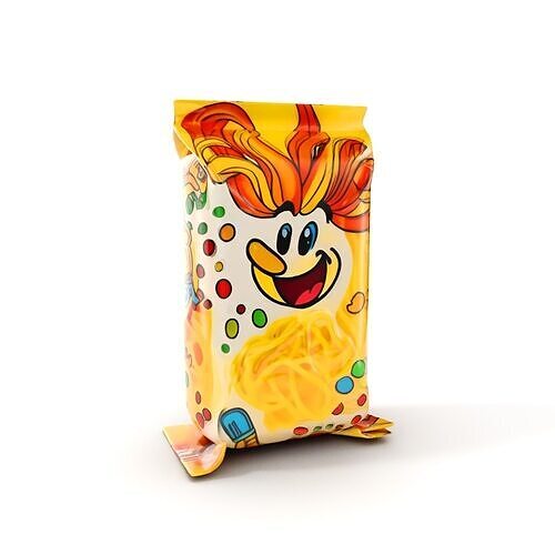 Colorful Noodle Packaging D Model Pack Low-poly 3D model